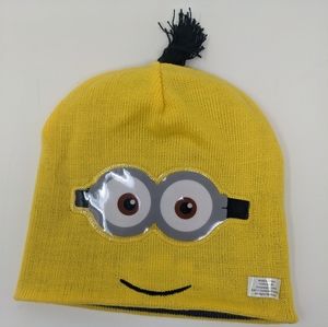 NWOT Reversible Minions Beanie, from Despicable Me 2
